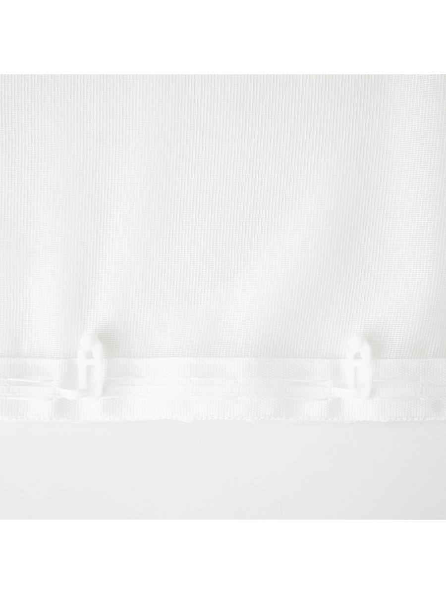 Комплект штор Тюль лен Сияние белый 100*180 2шт.