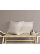 Чехол для подушки блэкаут Вензель 40*40 на молнии золото 2шт.