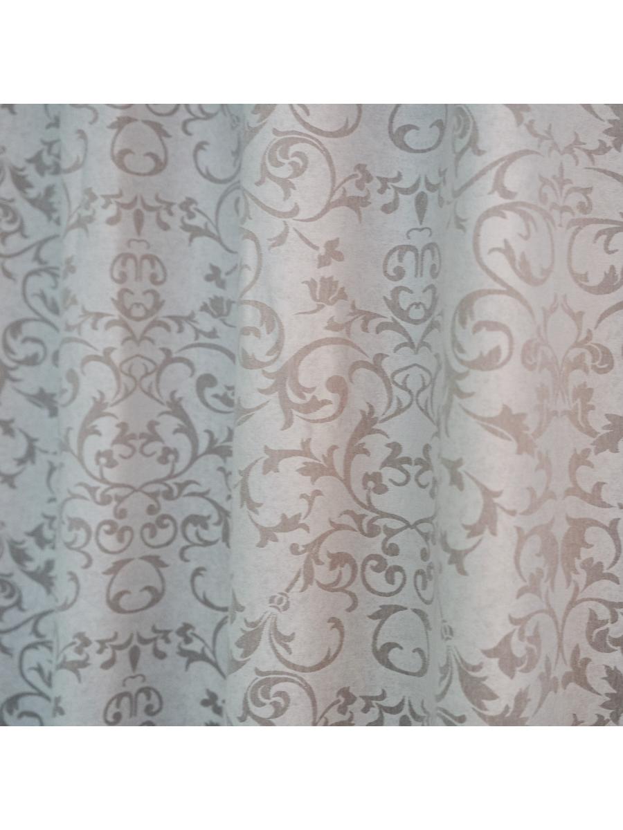 Портьерная ткань Жаккард софт серый   LH237