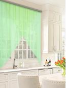 Комплект штор для кухни "Марианна" 300*160 однотонная св.зеленый