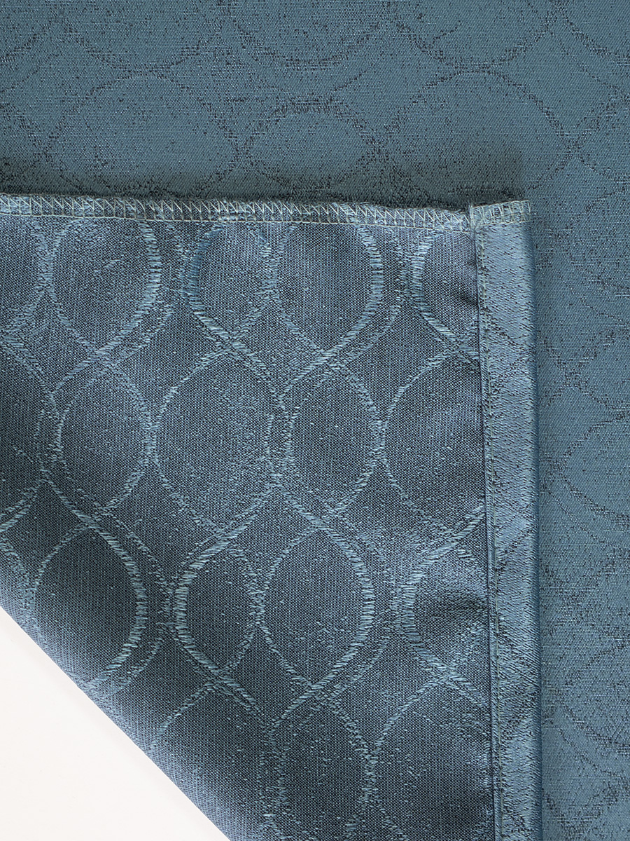 Штора портьерная жаккард Инфини синий 190*275 1шт.