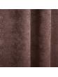 Штора портьерная канвас-велюр коричневый135*260 2шт.