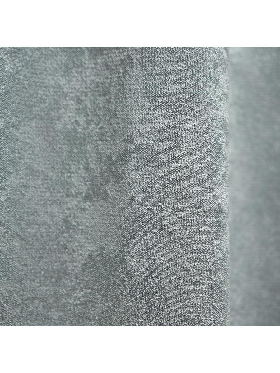 Штора портьерная канвас-велюр жемчужно-серый 135*260 1шт.