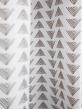 Комплект портьер для кухни Габардин печать Треугольники белый 14 150*180*2шт
