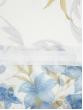 Штора вуаль- печать лилии 140*180 см голубой