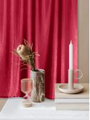 Штора портьерная  для кухни Тергалет бордо 135*180*1шт