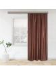 Штора портьерная Тергалет шоколад 140*260 1шт