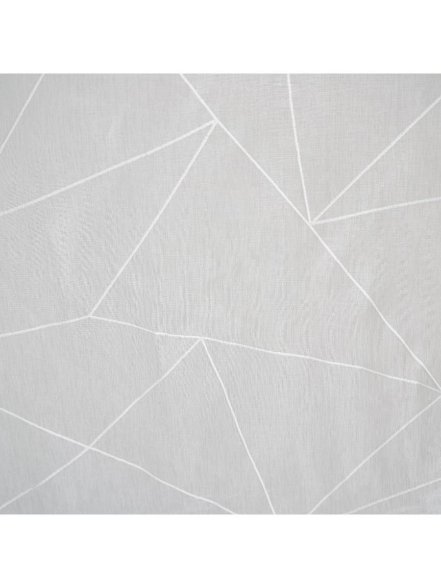 Комплект штор тюль с резиновым рисунком геометрия 110*260 2шт