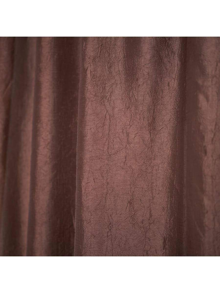 Штора портьерная Тергалет шоколад 140*260 1шт