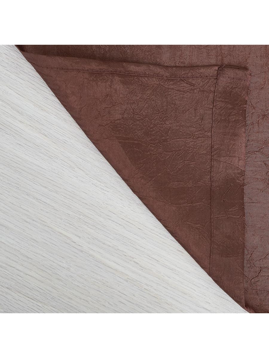 Штора портьерная Тергалет шоколад 140*260 1шт