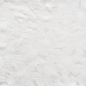Тюль деворе Цветы белый (ш280см)