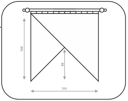 Схема размера штор Марианна